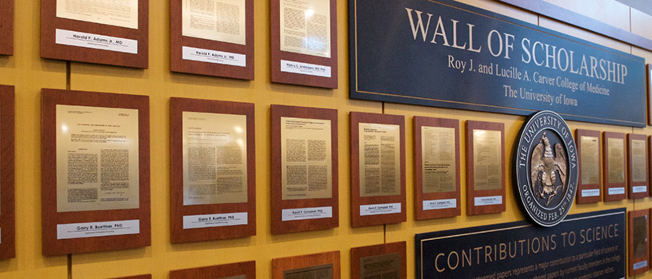 Wall of scholarship